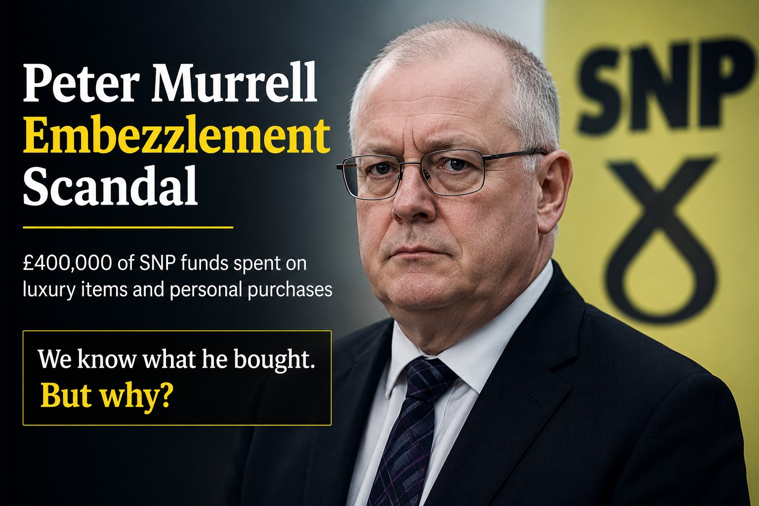 Peter Murrell’s Guilty Plea Leaves One Big Question: Why Risk Everything?