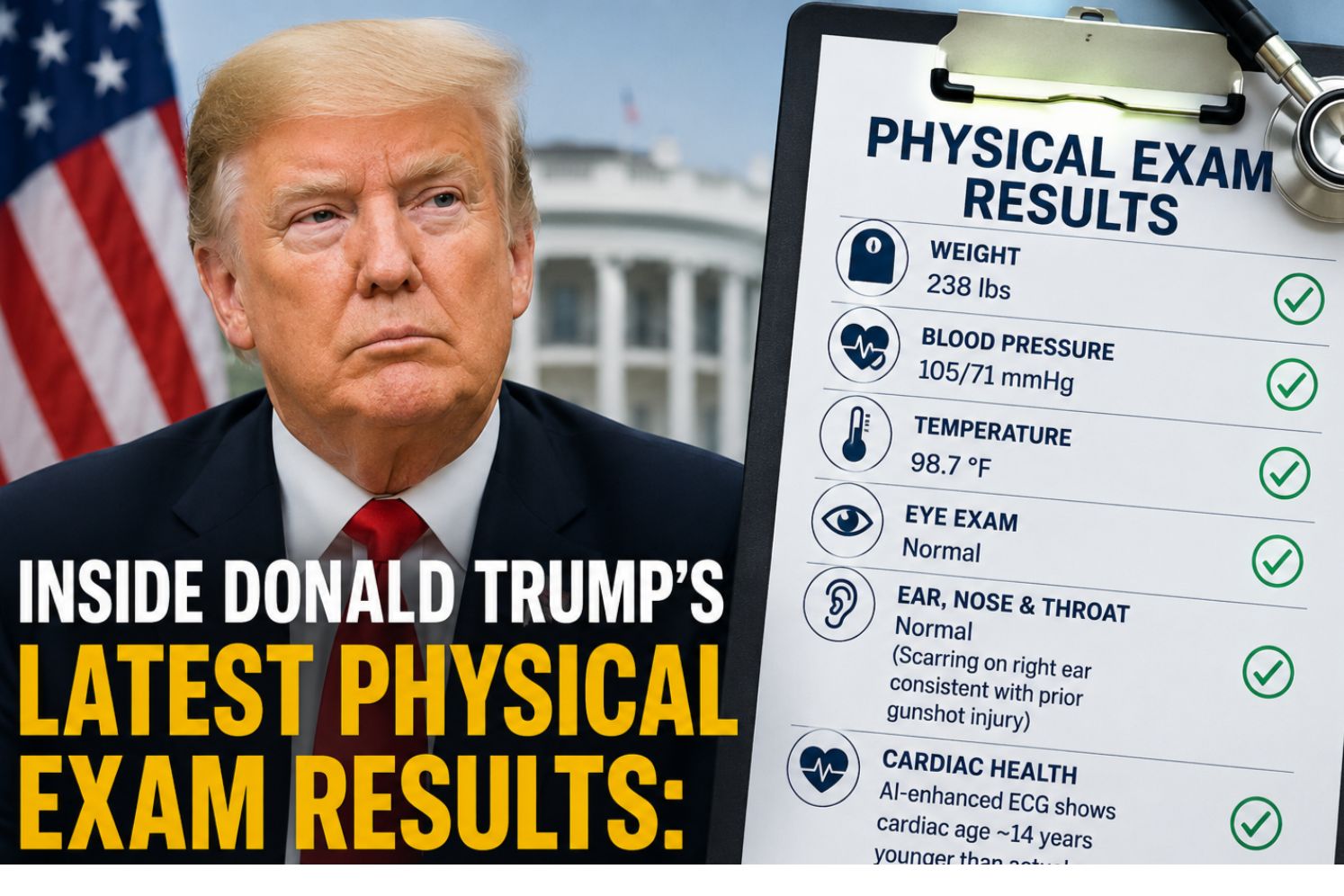 Inside Donald Trump’s Latest Physical Exam Results: What We Know So Far