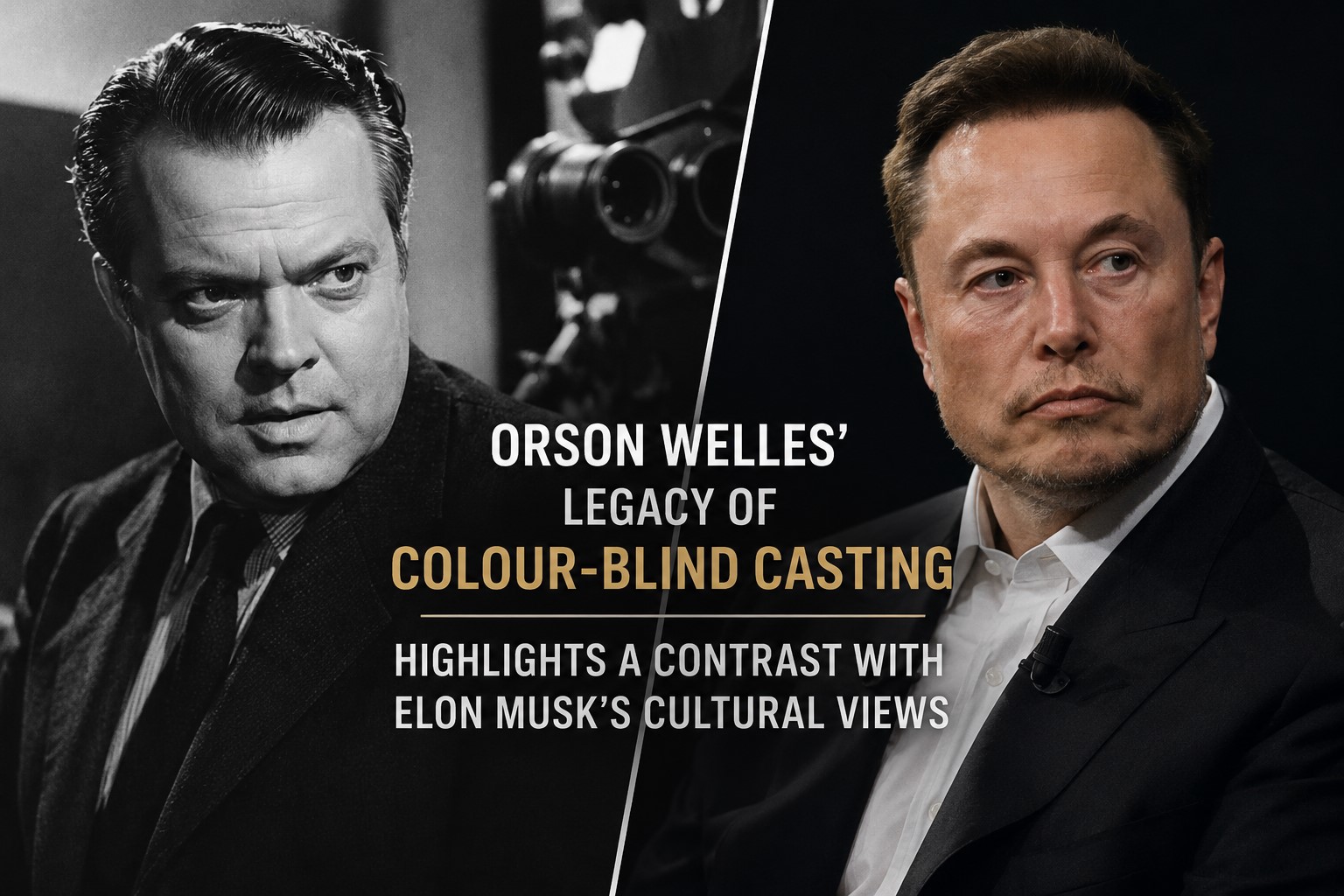 Orson Welles’ Legacy of Colour-Blind Casting Highlights a Contrast With Elon Musk’s Cultural Views