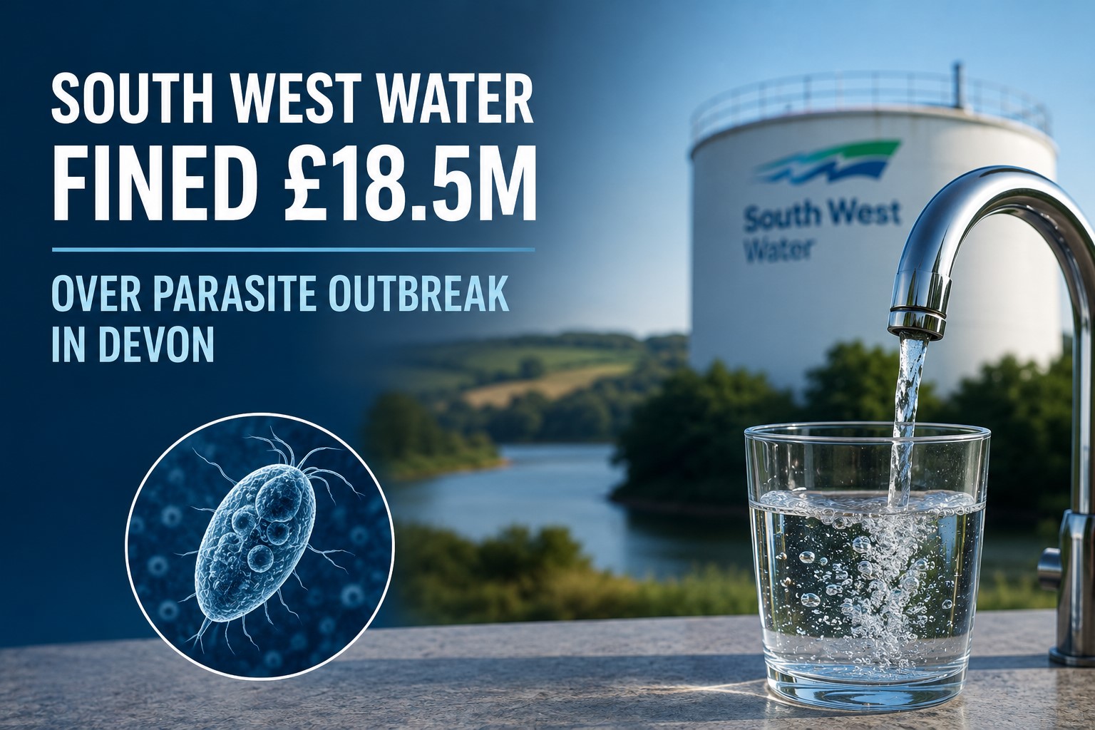 South West Water Hit With Major Fine Following Devon Parasite Outbreak