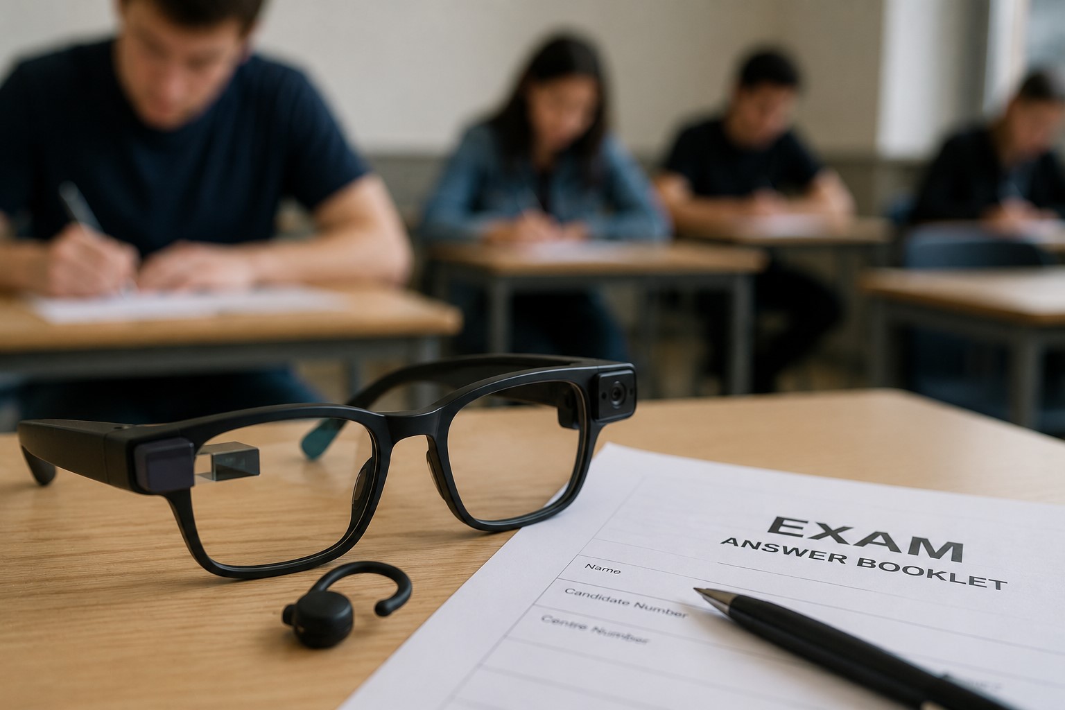 Smart Glasses and Hidden Earpieces Raise New Fears Over Exam Cheating in England