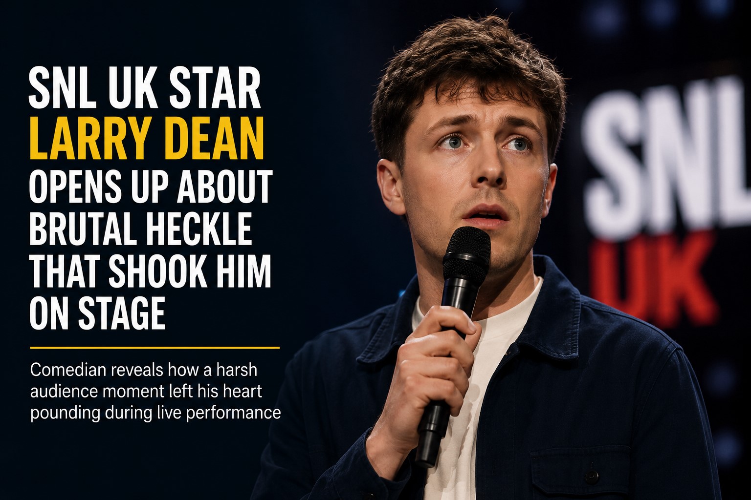 SNL UK Star Larry Dean Opens Up About Brutal Heckle That Shook Him on Stage