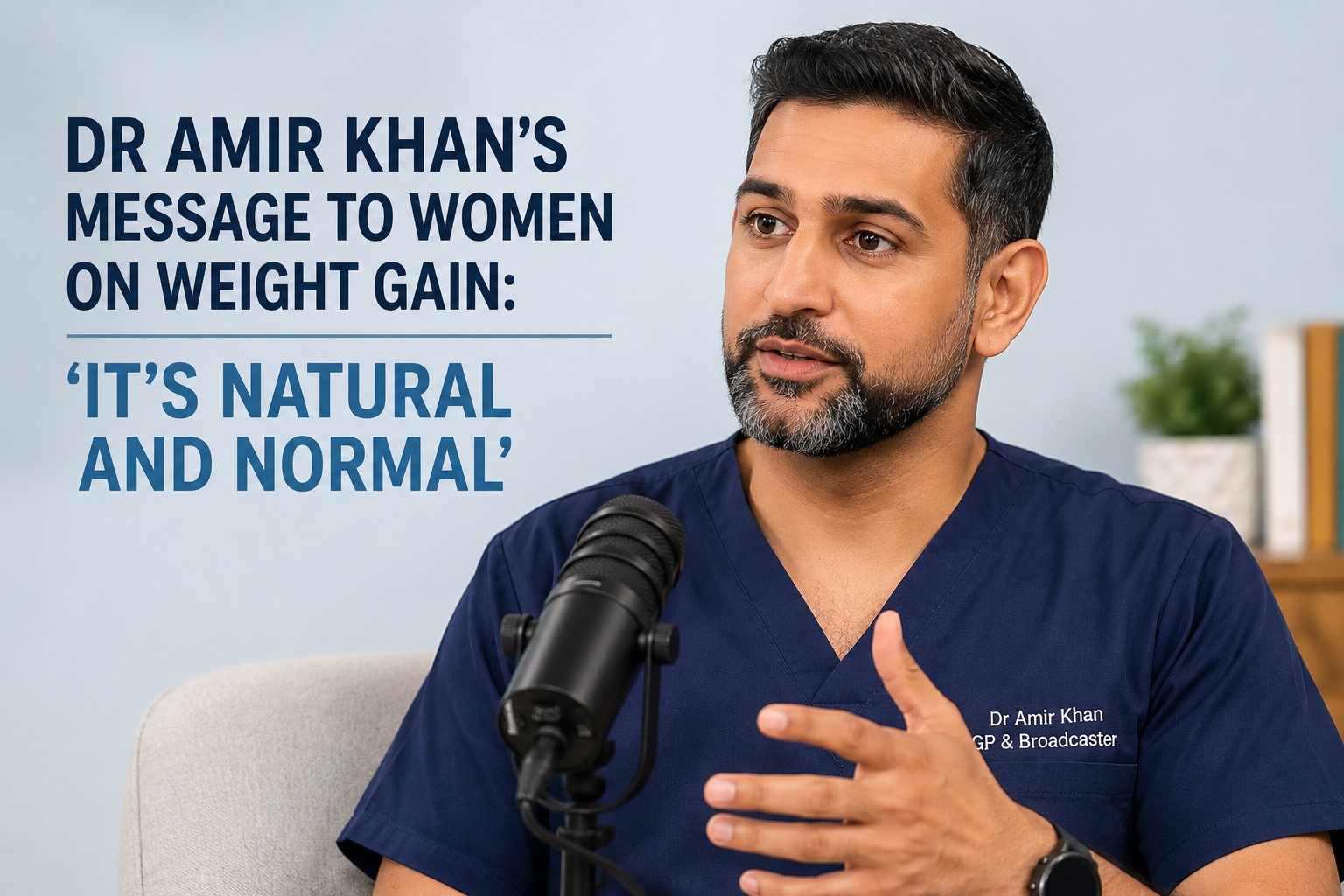 Dr Amir Khan’s Message to Women on Weight Gain: ‘It’s Natural and Normal’