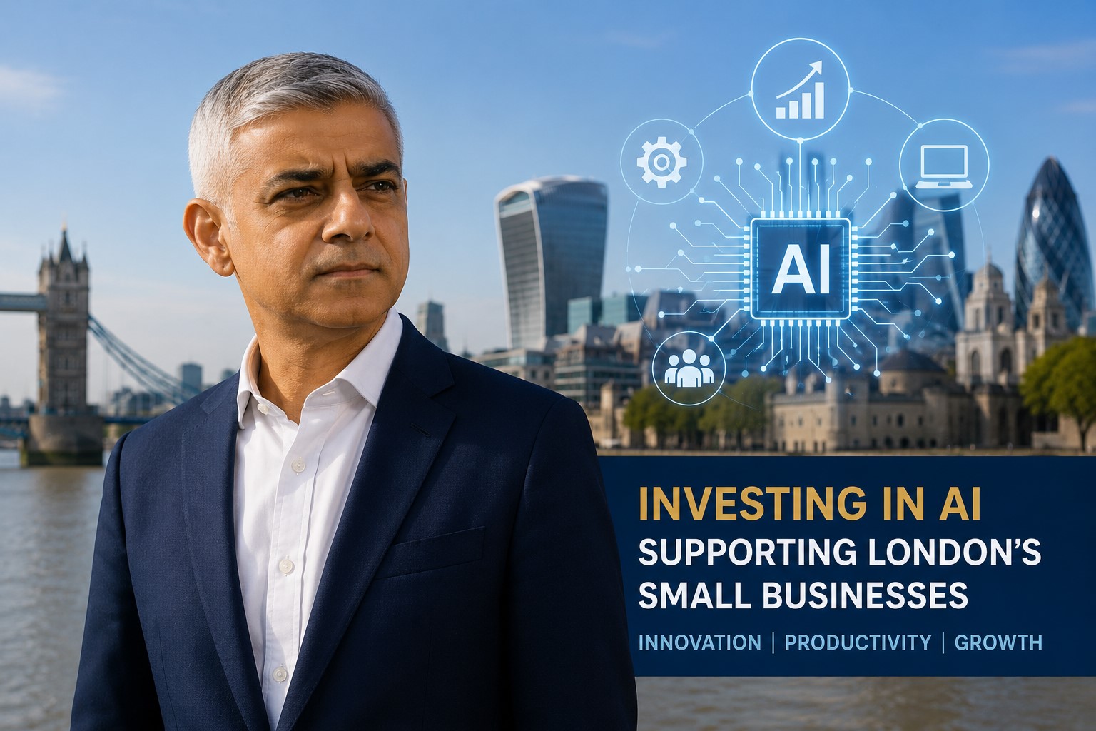 Sadiq Khan Unveils £12 Million AI Boost to Help London Small Businesses Grow