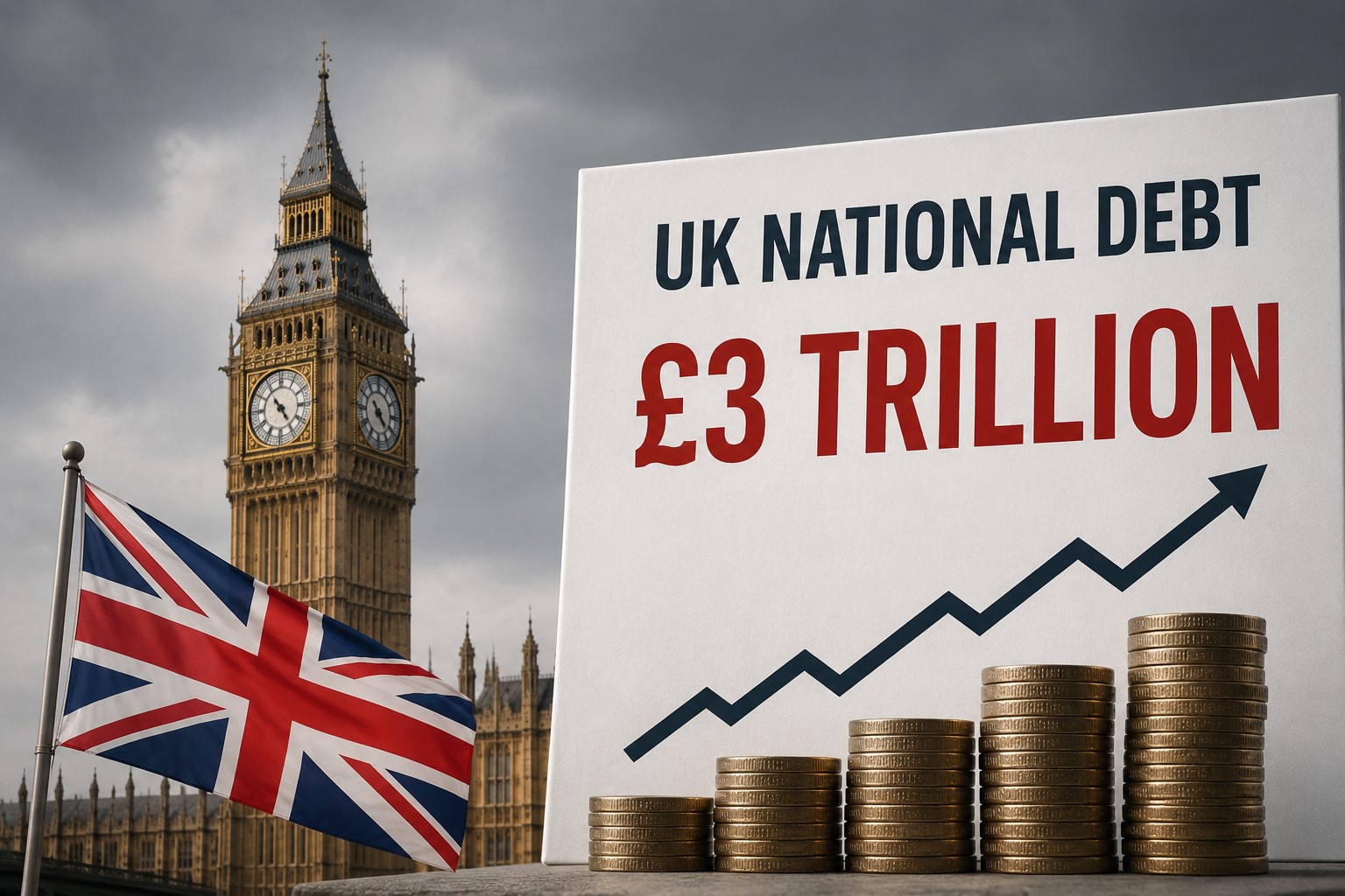 Britain Faces Growing £3 Trillion Debt Challenge as Economic Pressures Mount