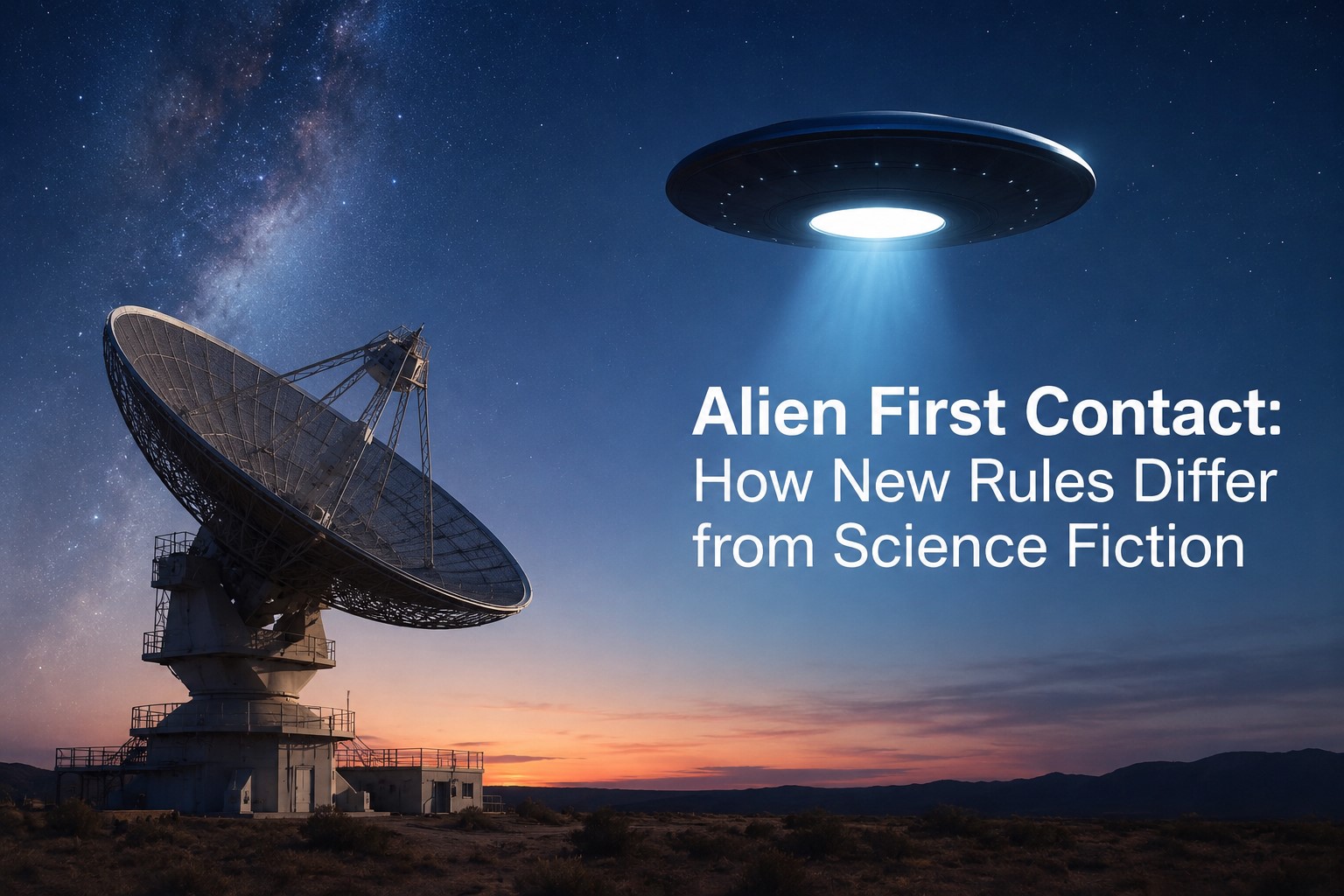 How New Alien Contact Protocols Differ from Science Fiction’s First Contact Scenarios