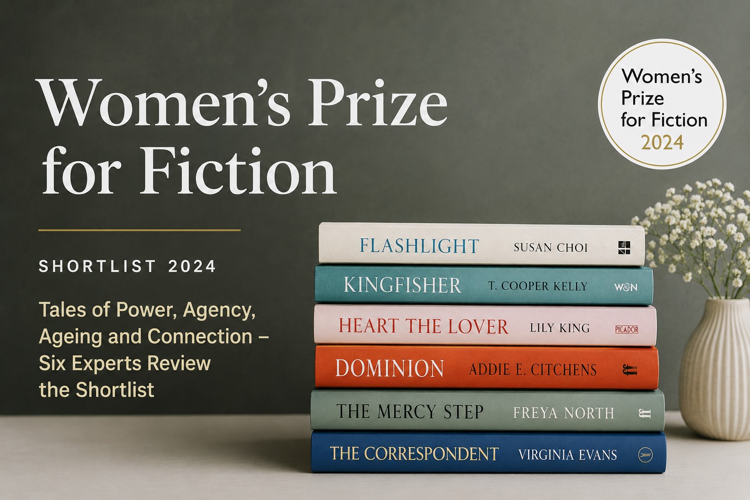 Women’s Prize for Fiction Shortlist Explores Power, Identity, Ageing and Human Connection