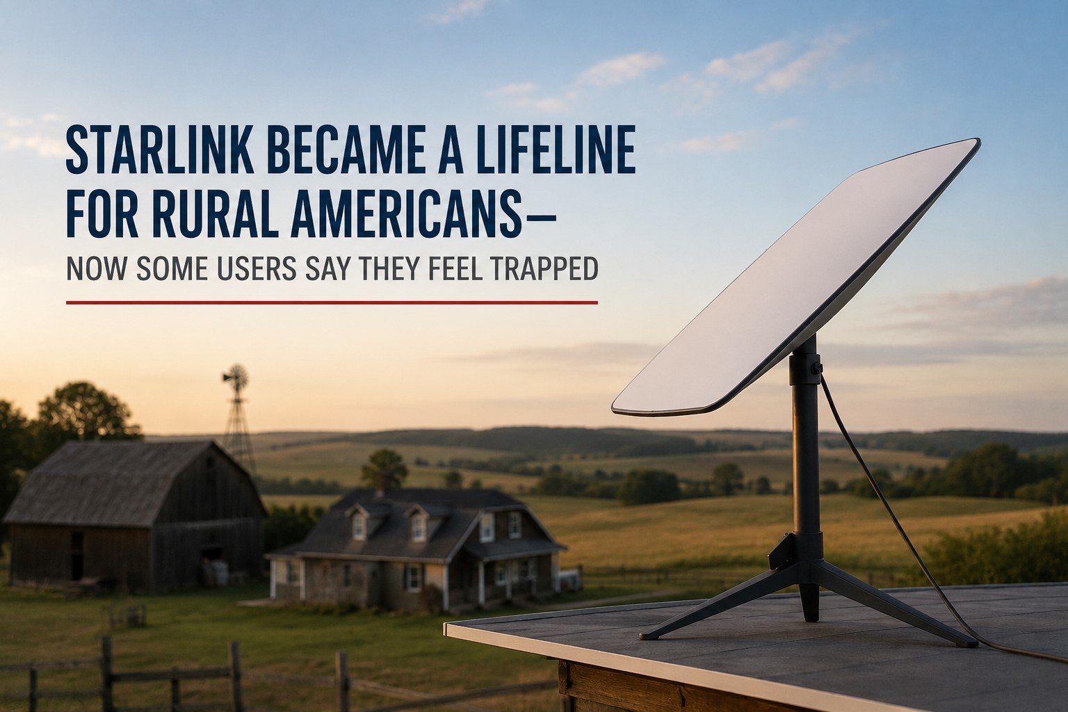 Starlink Became a Lifeline for Rural Americans — Now Some Users Say They Feel Trapped