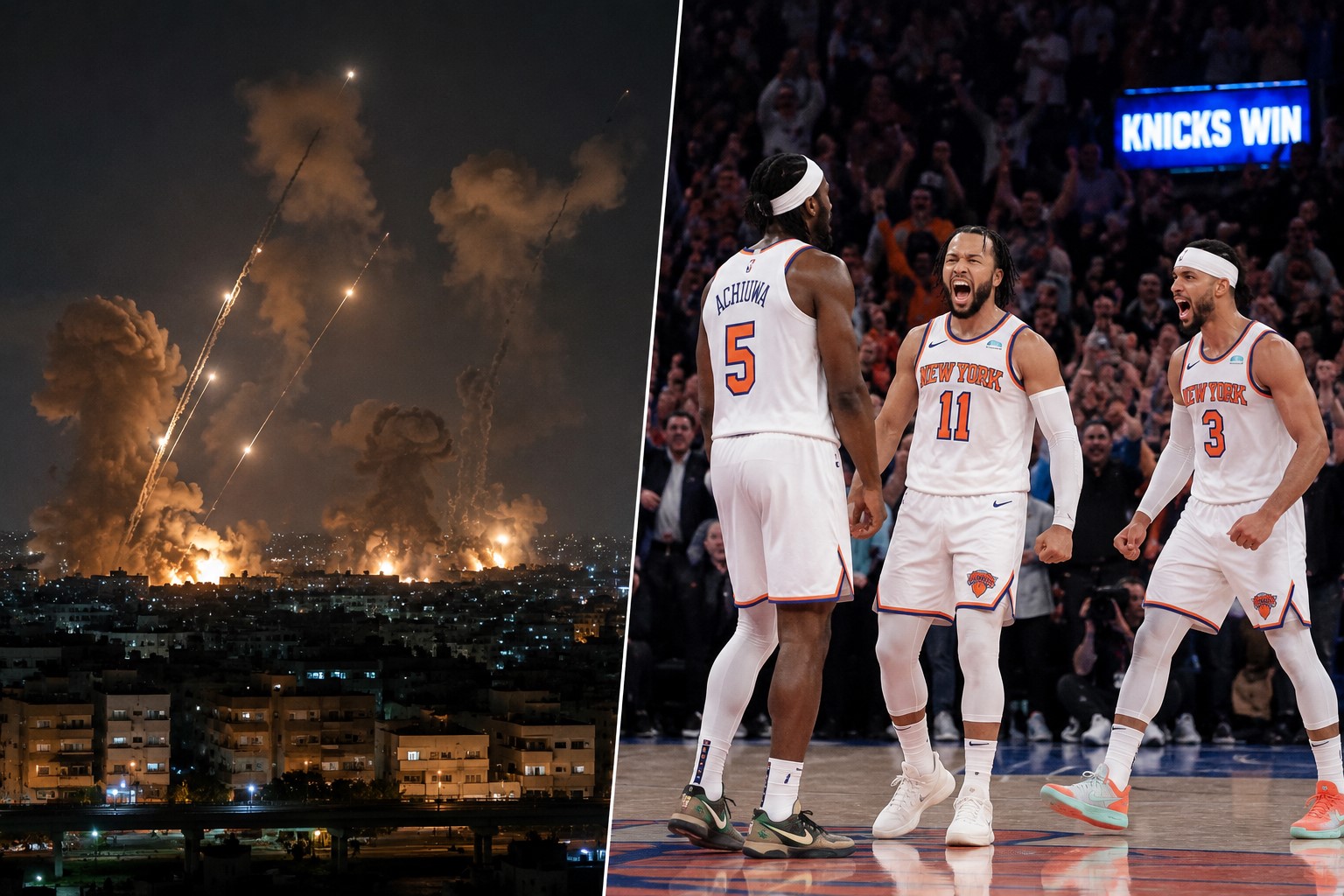 U.S. and Iran Exchange Fresh Strikes as Knicks Pull Off Historic NBA Finals Game 4 Win
