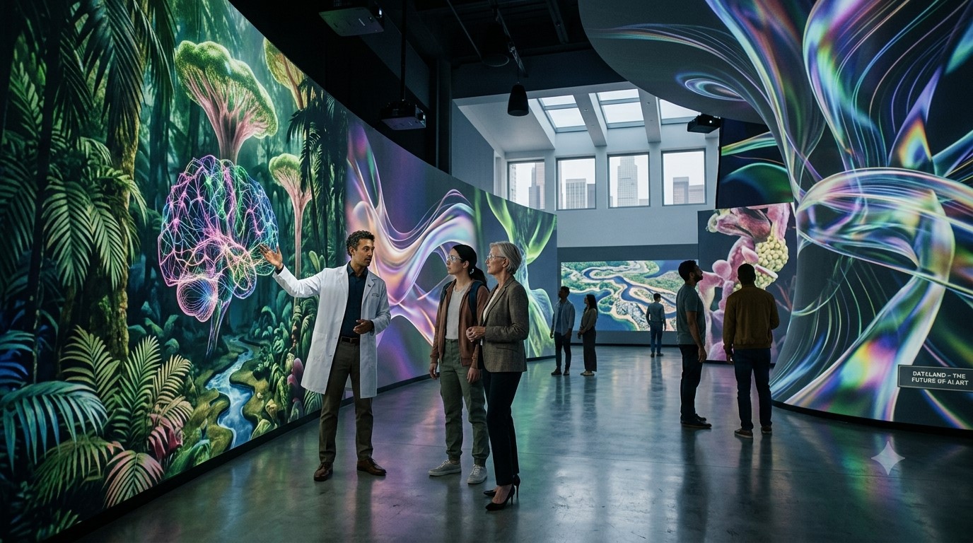 Dataland Brings AI Art Into the Mainstream Museum Experience