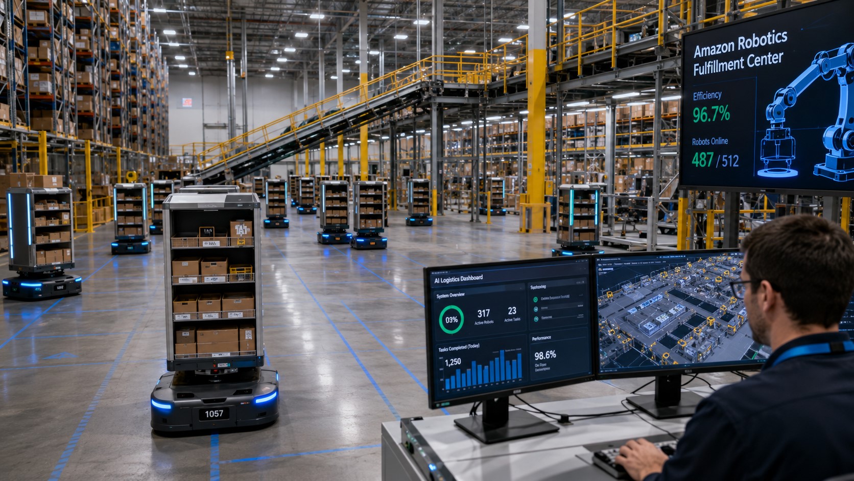 Amazon Accelerates Smart Warehouse Automation
