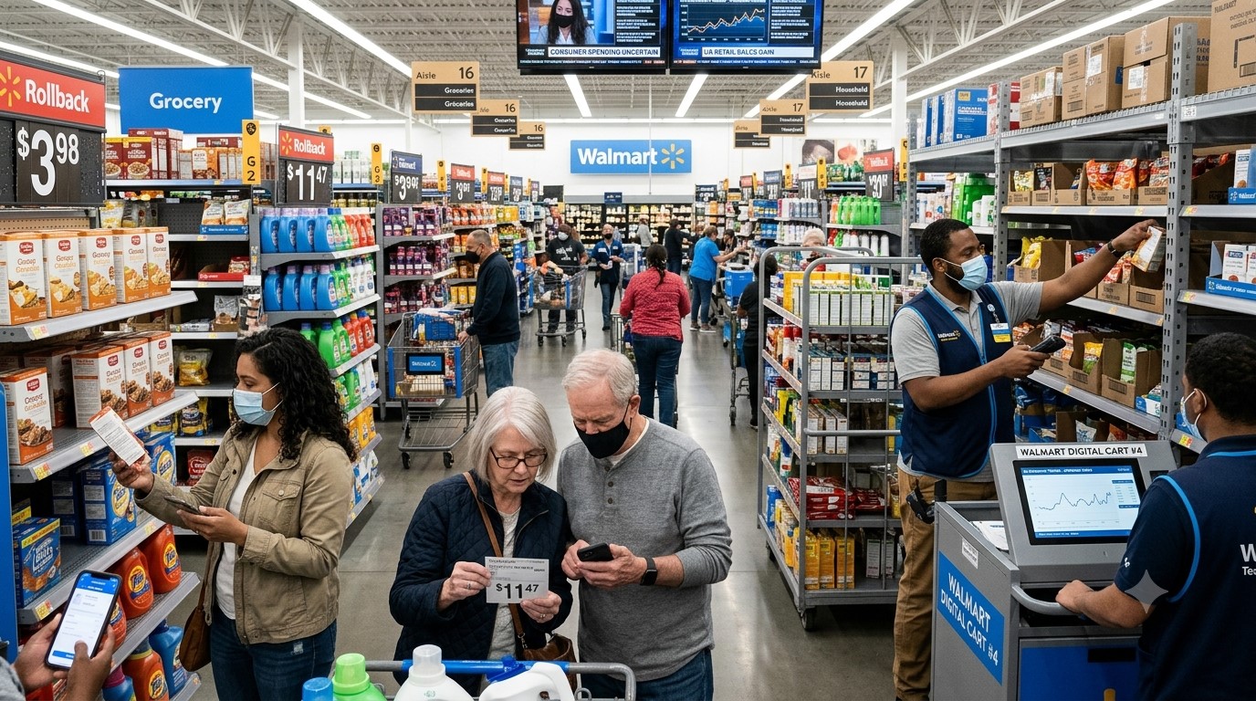Retail Giants Deliver Mixed Signals on U.S. Consumer Spending