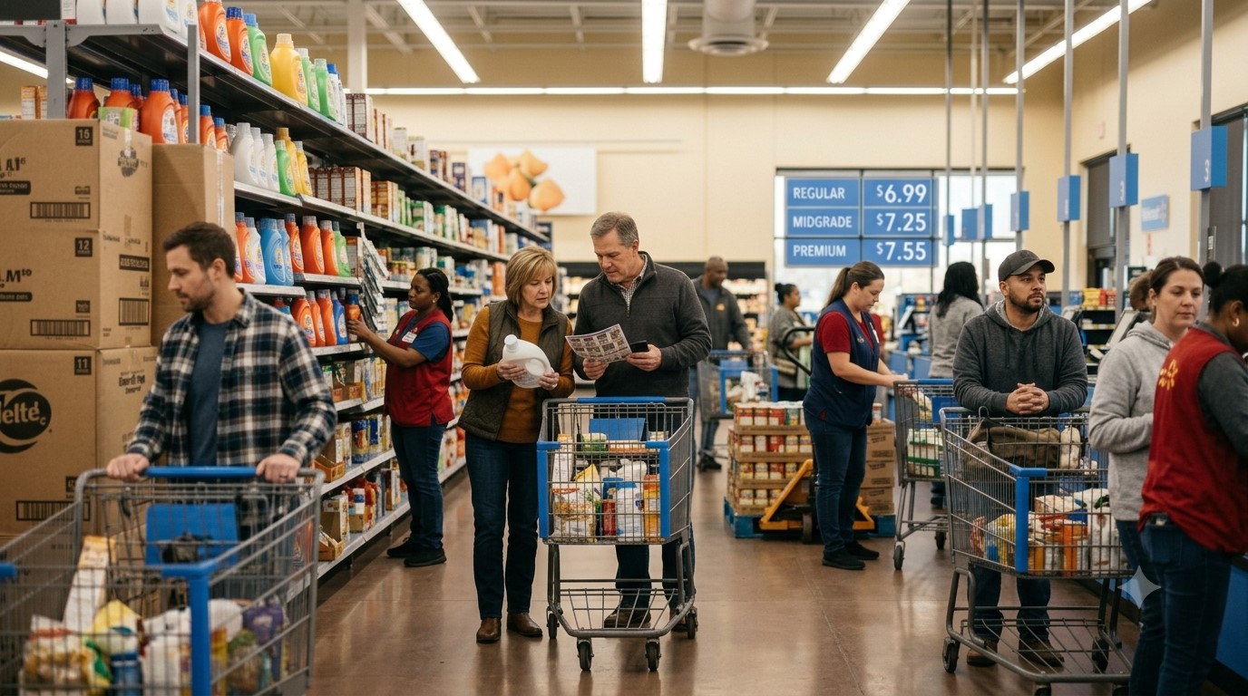 USA Business News: Walmart Shares Slide After Retail Giant Warns on Consumer Spending