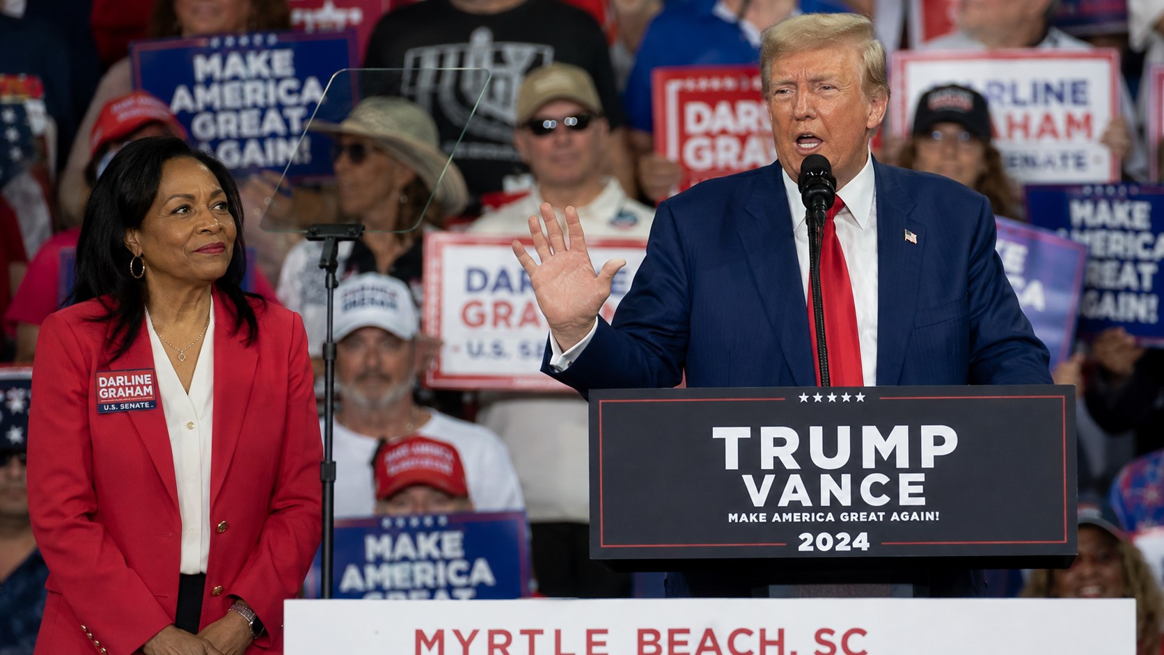 USA Politics News: Trump Heads to South Carolina to Boost Darline Graham in GOP Senate Runoff