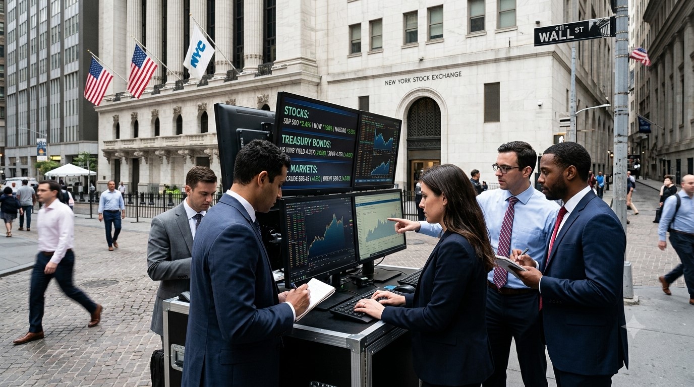 Wall Street Rebounds as Investors Weigh Economic Risks