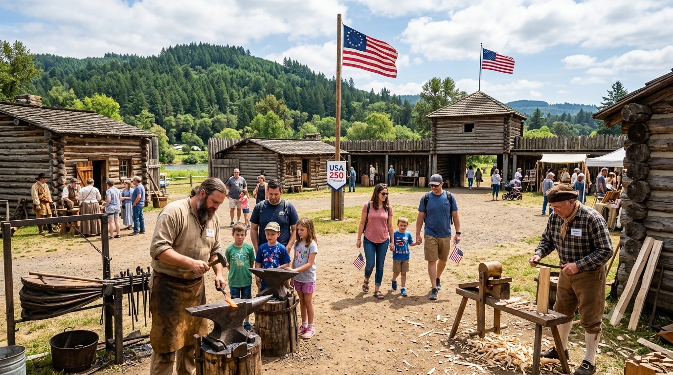Fort Umpqua Days to Celebrate America’s 250th Anniversary With Living History and Local Traditions