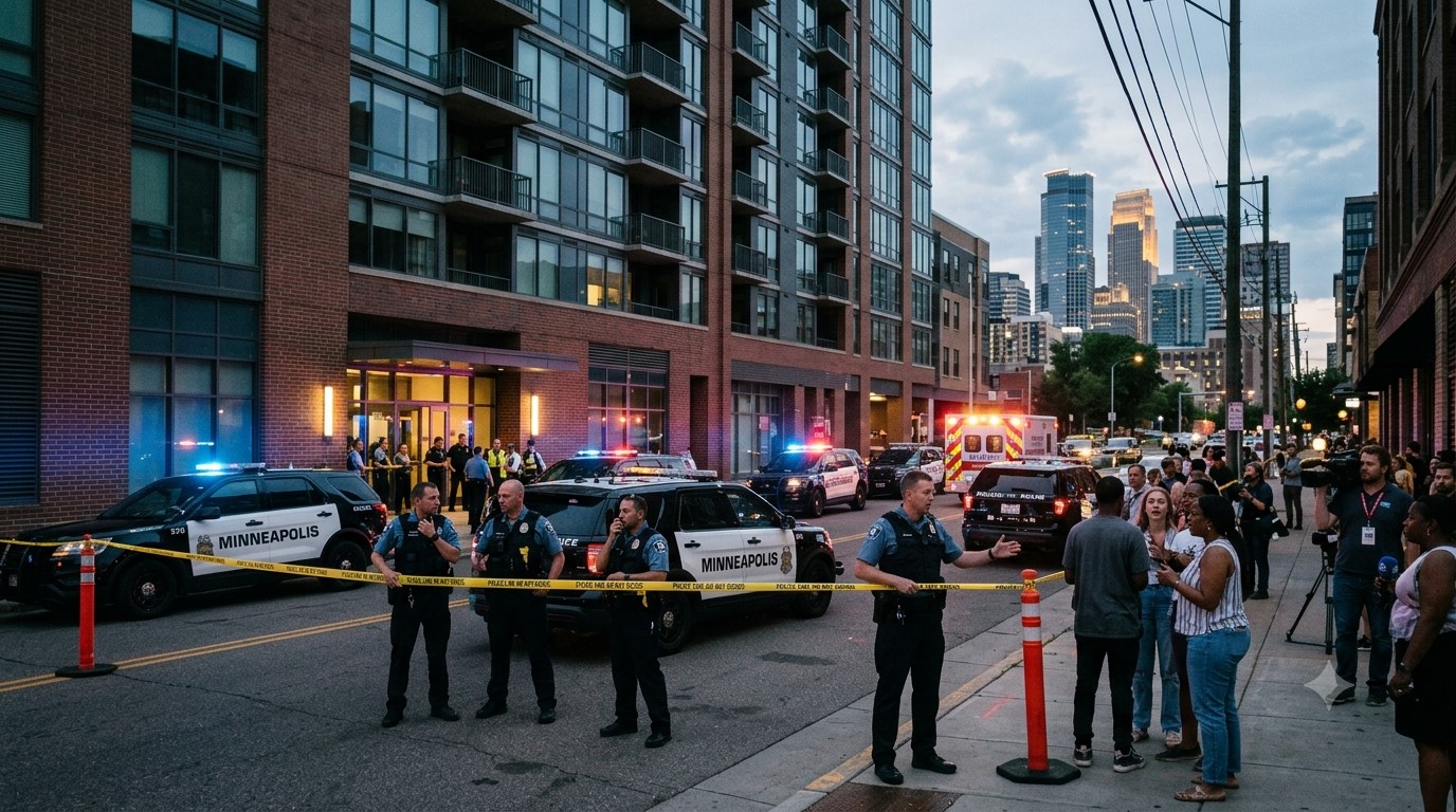 Minneapolis Apartment Shooting Leaves Two Dead and Three Police Officers Injured