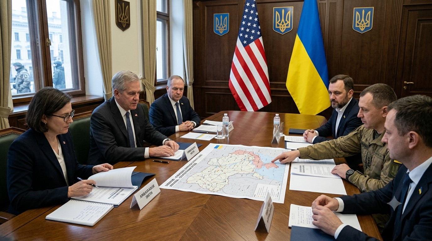 U.S. Envoys Leave Kyiv Without Breakthrough in Ukraine Peace Effort