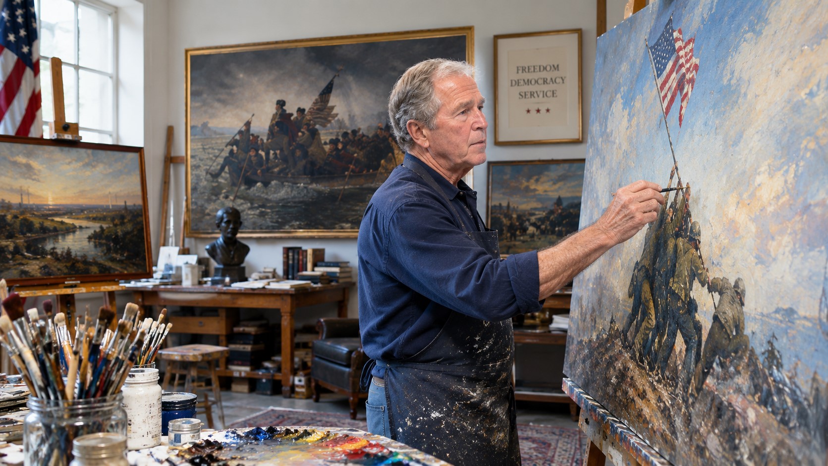George W. Bush to Unveil 16 New Paintings Marking 25th Anniversary of 9/11