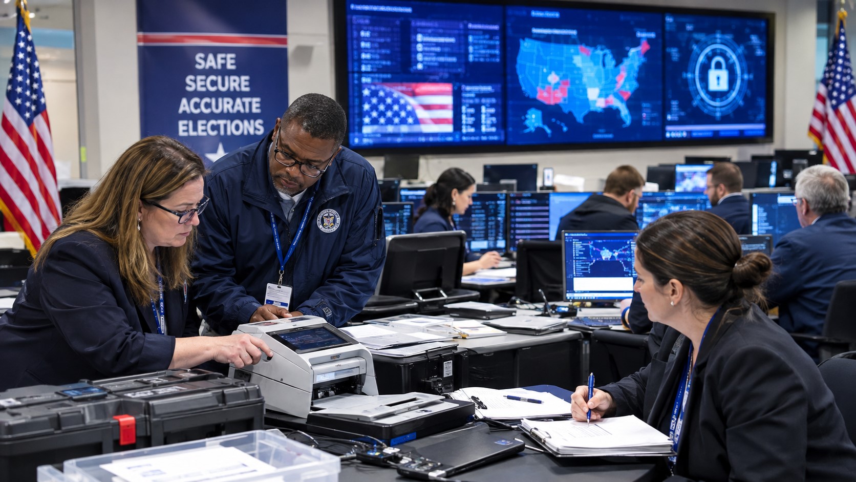 U.S. Election Officials Prepare for Federal Interference and Misinformation Ahead of Midterms