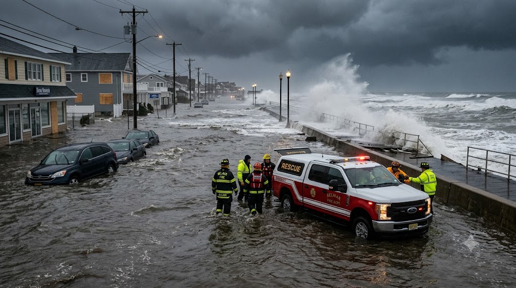 Powerful Nor’easter Floods Northeast as Storm Disrupts Travel