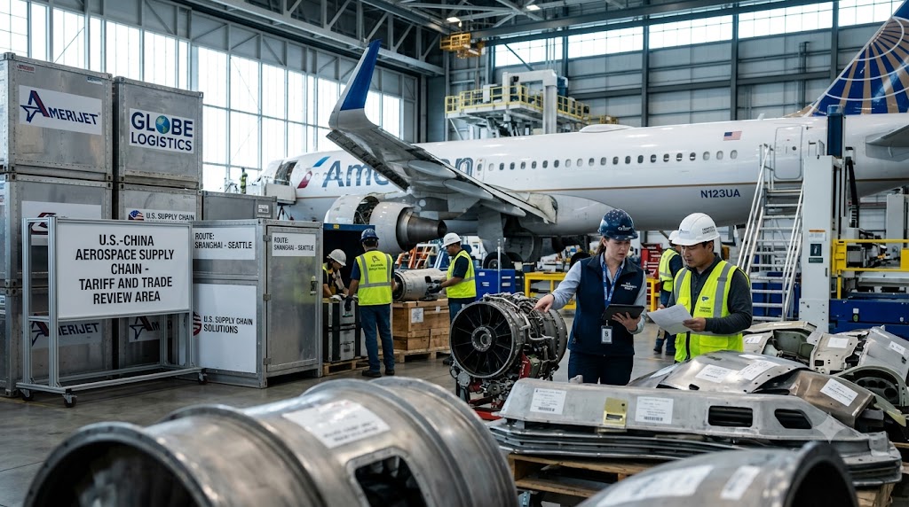 U.S. Slows Aircraft Parts Exports to China Amid Trade Negotiations